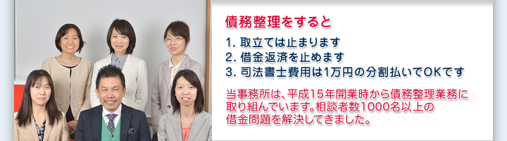債務整理について